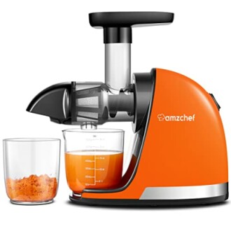 AMZCHEF Slow Juicer Review - The Best Masticating Juicer for Nutrient-rich Juices